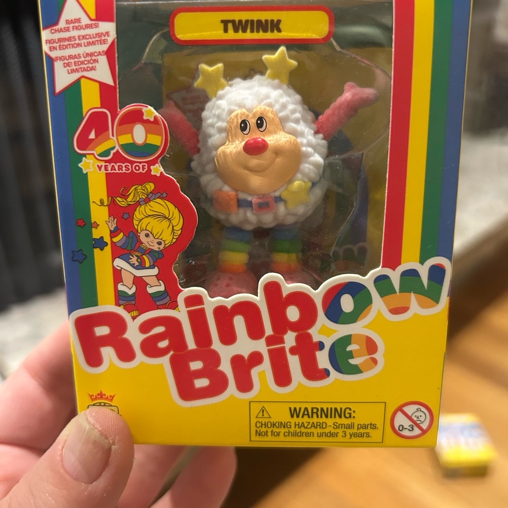 Rainbow Brite Twink Action Figure - RARE FLOCKED CHASE TWINK.